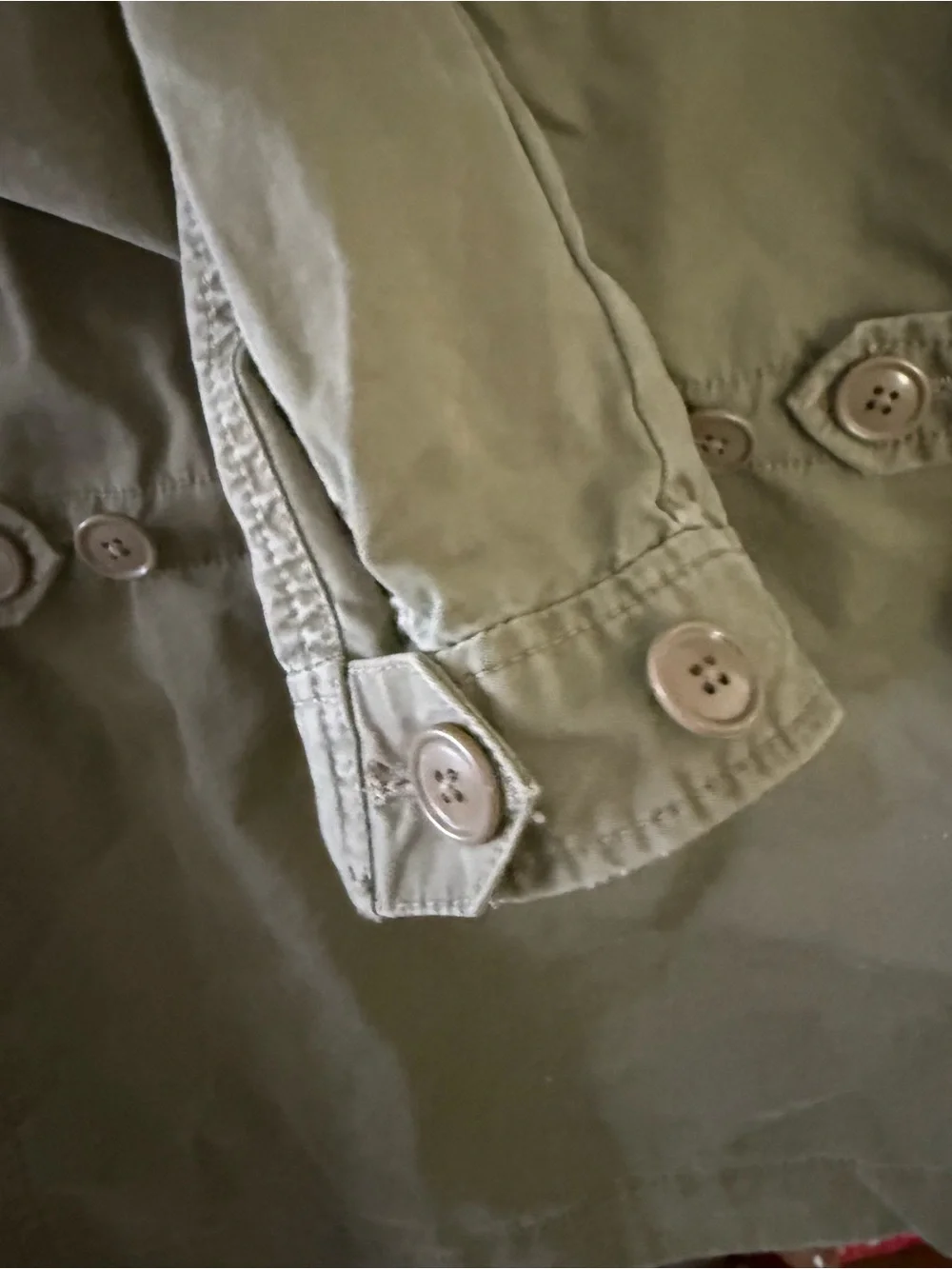 J.Crew Military Utility Field Jacket Army Olive Green M-65 Cotton Medium Olive M
